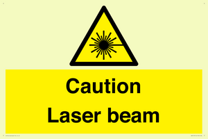 Caution Laser beam